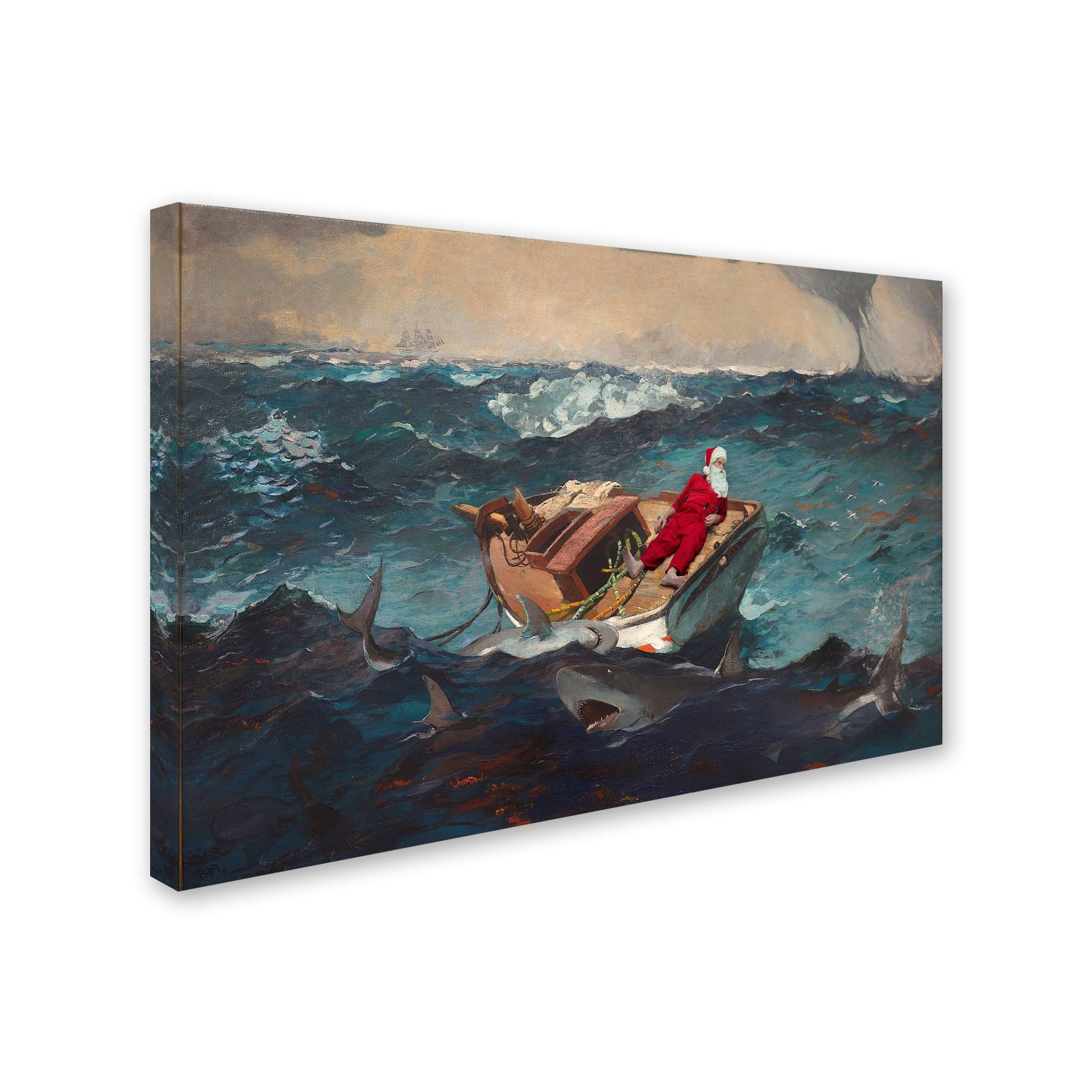 Trademark Fine Art 'Homer-The Gulf Stream' Canvas Art by Ed Wheeler