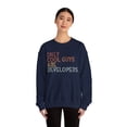 thumbnail image 4 of Developer Sweatshirt Gifts Crew Neck Shirt Long Sleeve Unisex, 4 of 4