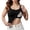 Black, variant on Elegant Solid Summer Camisole Innerwear With Built In Bra And Removable Pads Lightweight Sleeveless Top For Women