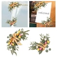 thumbnail image 2 of facefd 2x Wedding Arch Flowers Garland Artificial Flower Swag Tulips, 2 of 9