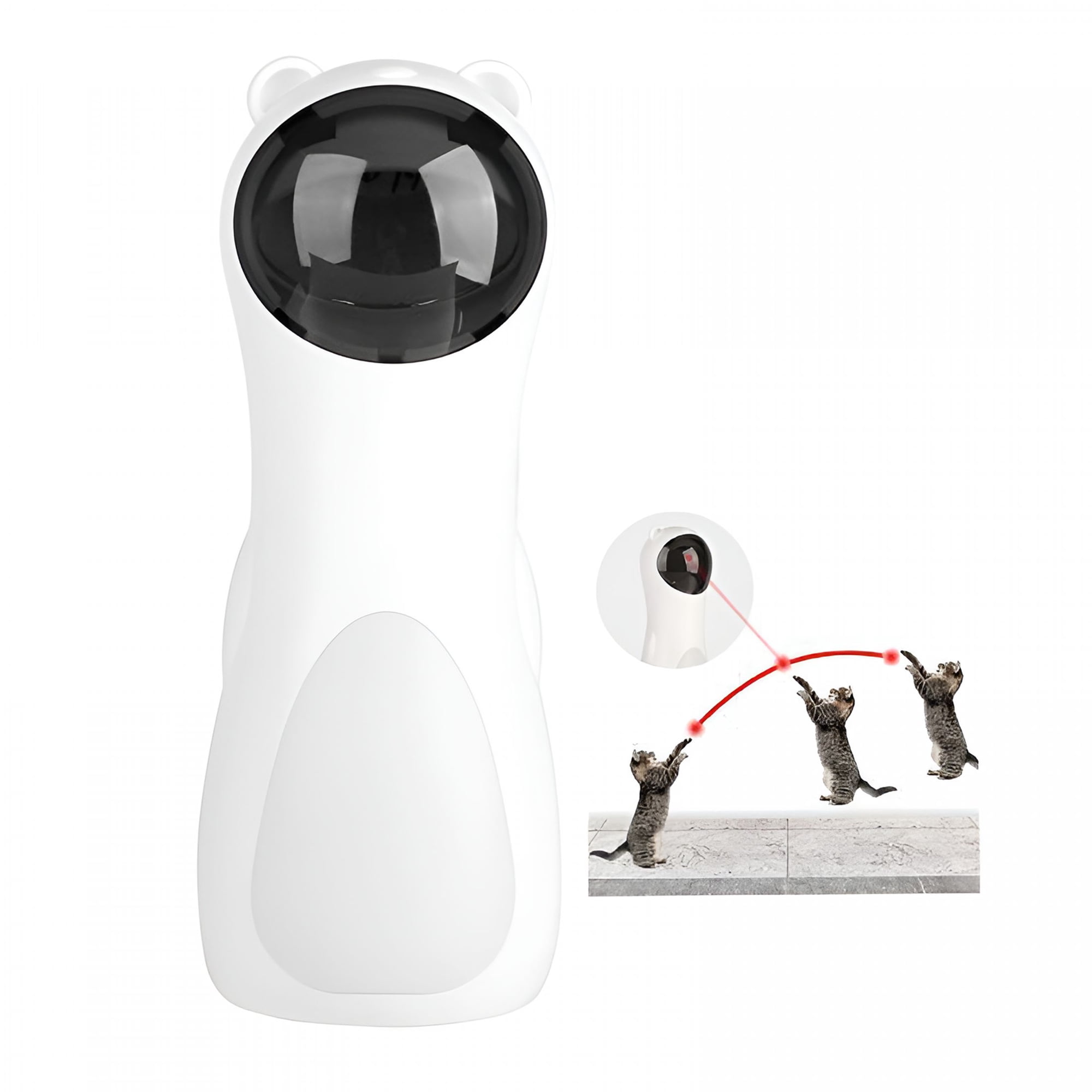 Automatic Cat Laser Toy with Motion Sensor USB Rechargeable