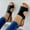 Black, variant on Teva Sandles Women's Flat Shoes Ladies Beach Sandals Summer Non-Slip Causal Slippers Zero Drop Sandals Women on Clearance