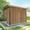 Brown, variant on Outdoor Curtains for Patio Waterproof, Dark Brown Rattan Windproof Pravicy Outside Porch Blackout Curtain, Vintage Abstract Wicker Texture Sun Blocking Grommets Curtains for Cabana Gazebo 54"x108"