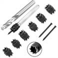 thumbnail image 1 of Cortador Soldadura por Puntos, Kit Herramientas para Retirar Cortadores Soldadura por Puntos HSS con Broca Doble Cara de 3/8 Pulgadas y 5/16 Pulgadas,para Taladro Eléctrico, 1 of 6