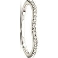 thumbnail image 1 of Designer Sterling Silver Belle Amore Diamond Wedding Band Made In India -Jewelry By Sweet Pea Creations, 1 of 3