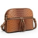thumbnail image 1 of Bandolera Dasein, borla, bolsillo con cremallera, piel vegana, 1 of 6