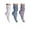 White-LightBlue-Lilac, variant on Slouch Socks Colorful Slouchy Scrunch Knee Socks Shoe Size 5-10 (Mint-Neon Pink-White)