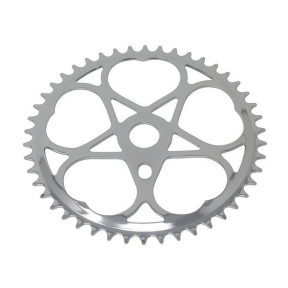 Sweet Heart Bike Sprocket/Chainring, 46 Teeth Chrome