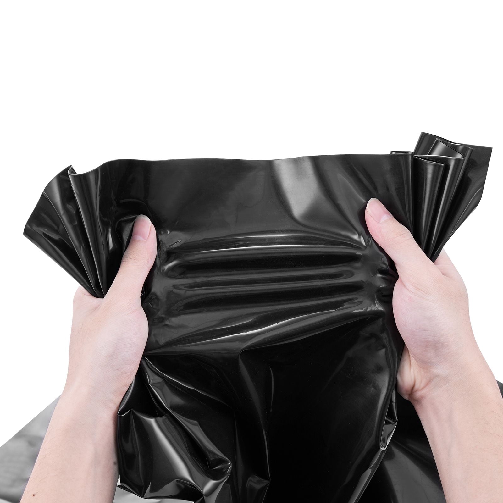 Plastic Sheeting 3x50ft, 4mil Heavy-Duty Polyethylene, Weed Barrier Black Film, Weather Resistant, Moisture and Seepage Control for Garden Construction