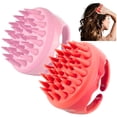 thumbnail image 1 of Masajeador de Cuero Cabelludo VERALY.MX Negro con Cerdas de Silicona para Crecimiento del Cabello y, 1 of 9