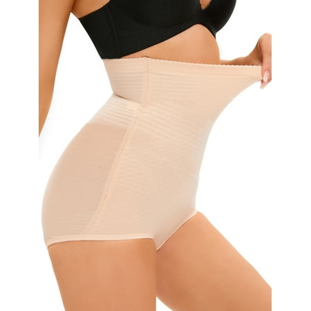 

SAYFUT Butt Lifter Padded Underwear for Women Firm Control Tummy Brief Padded Boyshort Panties Body Shaper
