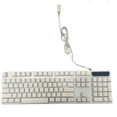 thumbnail image 2 of Sanoxy Wired Gaming Keyboard Rainbow Backlit Mechanical Feel 104 Keys White, 2 of 6