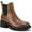 Café, variante sur Hjcommed Bottines en Daim à Enfiler pour Femmes, Oxford Décontracté Imperméable, Grande Taille, Semelle Épaisse, Talon Épais, Bout Rond, Courtes, Café 6