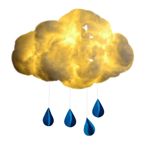 BNNG Cloud Shape Night Light Decor, Novelty Night Light Decor, Children'S Night Light Wall Decor, Children DIY LED Warm White Clouds Lamp Night Light Cloud Creative Handmade30ml