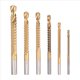 thumbnail image 3 of Juego de 6 brocas HSS para fresar madera y metal K075, 3 of 5