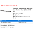 thumbnail image 2 of Camshaft - Compatible with 1999 - 2001 Jeep Cherokee 4.0L 6-Cylinder VIN S OHV 2000, 2 of 2