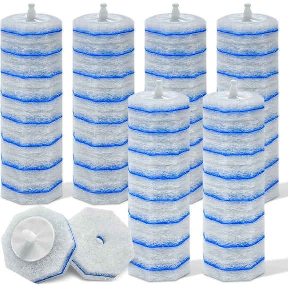 10Pack Toilet Wand Refills, Disposable Toilet Brush Refills Compatible with Clorox, Toilet Cleaner Refill Pads, Toilet Wand Refills, Toilet Brush Replacement Head