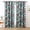 Floral Teal, variant on Teal Floral Curtains for Bedroom Turquoise Blackout Patterned Curtains 72 Inch Long 85% Room Darkening Drapes for Living Room Thermal Grommet Top 2 Panels Set Retro Boho Short