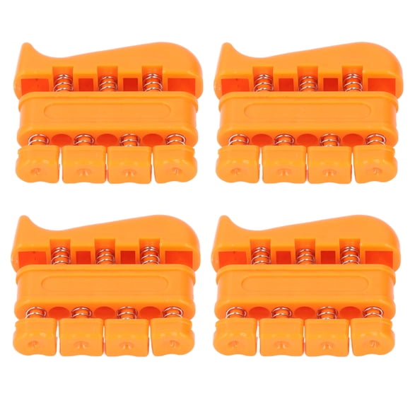 Ejercitador De Dedos, Portátil, 11 Libras, Tensión Personalizable, 4 Piezas, Entrenador De Fuerza De Agarre, Resorte Bidireccional Para Tren