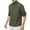 Army Green, variant on Wavsuf Mens Sweatshirts Solid Turndown Button Casual Pullover Army Green Blouse Tops Size S