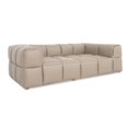 thumbnail image 1 of Tuscono Leather Beige Full Configuration Modular Sofa, 1 of 4