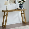 thumbnail image 5 of Alaterre Furniture Lawas Solid Wood Console Table - 56 Inch Modern Farmhouse Entryway Table (Oak), 5 of 6