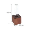 thumbnail image 6 of WEUVEB Magnetic Wooden Test Tube Flower Vase in Coffee Color - Decorative Kitchen, Office, Locker, 6 of 8