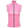 thumbnail image 3 of Sxiwei Women's Wetlook Patent Leather Crop Tops Zipper Open Shirt Latex Punk Tops Tank Top Pink L, 3 of 7