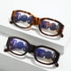 thumbnail image 3 of Gafas de sol vintage para mujer, ligeras, de lujo, estilo femenino, personalizadas, de tendencia, planas, 3 of 5