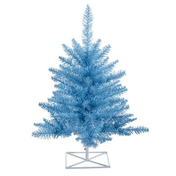 2 x 20" Sky Blue Fir Tree 84Tips