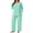 Green Butterfly, variant on PINKSIR Plus Size Pajama Sets for Women Printed Long Sleeve Henley Sleepwear Button Pleated Top and Long Pants 2 Piece Loungewear Set with Pockets