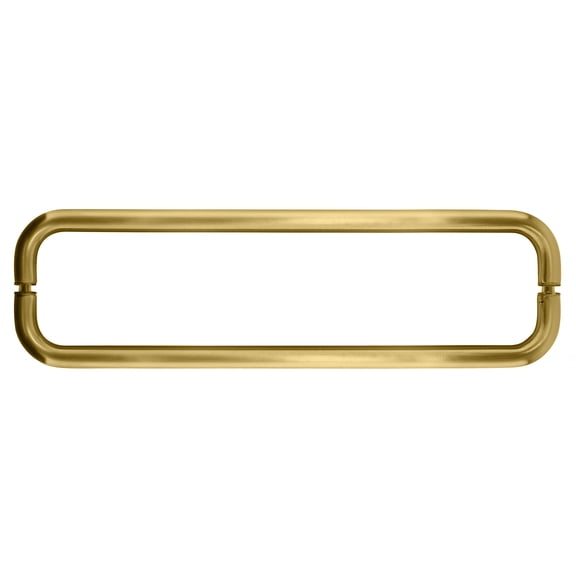 CRL BMNW24X24SB Satin Brass 24" BM Series Back-to-Back Towel Bar Without Metal Washers