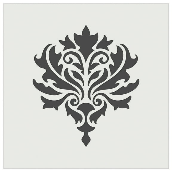 Damask Pattern DIY Cookie Wall Craft Stencil - 5.5 Inch
