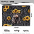 thumbnail image 7 of HUISEFOR Highland Cow Car Trunk Mat 29" x 39" All Weather Trunk Protection Non-Slip Vehicle Interior Accessories Anti-Scratch Suitable for Most Cars SUV, 7 of 7