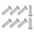 thumbnail image 1 of Uxcell 8-Pack Pasadores de Clevis de Un Solo Agujero, M8 x 30mm, Pasadores de Clevis de Cabeza Plana de Acero Inoxidable 304, 1 of 1