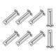 thumbnail image 1 of Uxcell 8-Pack Pasadores de Clevis de Un Solo Agujero, M8 x 30mm, Pasadores de Clevis de Cabeza Plana de Acero Inoxidable 304, 1 of 1