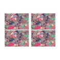 thumbnail image 2 of MKHERT Elegant Multicolor Flowers and Paisley Floral Placemats Table Mats for Dining Room Kitchen Table Decoration 12x18 inch,Set of 4, 2 of 4