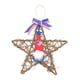 thumbnail image 1 of Corona de mimbre Corona De Estrella De Ratán Tejida A Mano Con Muñeco De Gnomo Para El Día De La Independencia Estadounidense E Magideal Corona de mimbre, 1 of 7