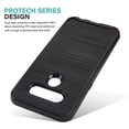 thumbnail image 2 of For LG Aristo 5 / Fortune 3 / Tribute / K8X / Phoenix 5 / LMK300 [Luxury Brushed] Shockproof Slim Design Armor Defender Dual Layer Hybrid Rugged PC Plastic Impact Resistant Phone Cover Black, 2 of 3