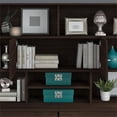 thumbnail image 3 of Pemberly Row 72W Desk Hutch in Black Walnut - Engineered Wood, 3 of 7