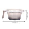 thumbnail image 3 of 3Pcs Hair Dye Bowl Professional Hair Color Bowls Plastic Mixing Tint Bowl Set, 3 of 6