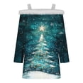 thumbnail image 4 of Camiseta Impresa de Hombro Doble, Top de Moda Casual para las Vacaciones Y el Uso Diario, 4 of 5