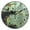 Black, variant on 9.84in Cliff PVC Canvas Wall and Table Clock with Canvas Texture, Black or Gold Hands
