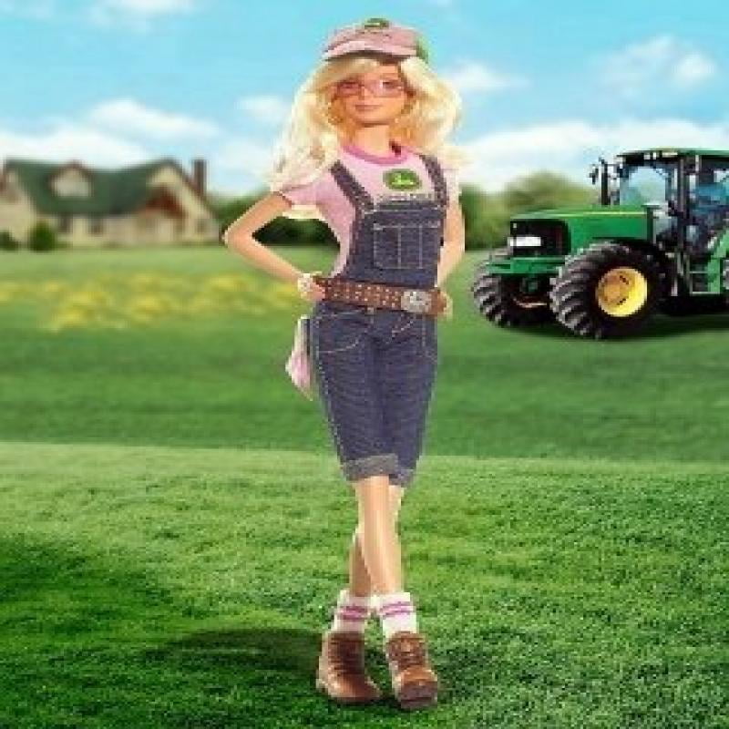 john deere barbie doll