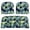 Green Leaves, variant on Eurhowing U-Shaped Tufted Cushion Set 3-Piece, Waterproof Wicker Rattan Sofa Cushion, High Resilience Foam Outdoor Patio Furniture Cushion for Settee, Chair, Bench, Gray