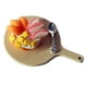 thumbnail image 2 of Juego de comida para casa de muñecas en miniatura 1:12, cuchara decorativa, pastel de frutas con bandeja naranja y manzanas, 2 of 9