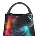 thumbnail image 1 of Balery Neon Spectrum Cat Portrait Bolsa de Aislamiento Portátil – Bolsa de Almuerzo con Forro de Aluminio Mejorado, Funda Impermeable y Fácil de Limpiar para Picnic y Caja de Almuerzo, 1 of 6