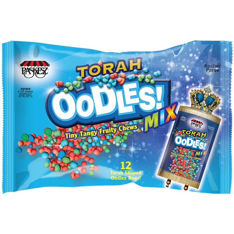 Only Kosher Candy Oodles Mix Assorted Flavored Tiny Tangy Fruity Chews