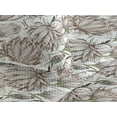 thumbnail image 3 of Ambesonne Peony Pattern Quilted Bedspread Set 3 Pcs, Vintage Leaves Boho, King, Warm Taupe Jade Green, 3 of 4