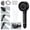 Deep Black, variant on Ion Drops Shower Head, High Pressure Shower Head and Hose Set with 4 Filters, 59‘’ Hose & Bracket, 4 Spray Modes & Pause Switch, Ion Drops Filtered Showerhead with Handheld, Gray